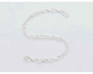 Łańcuszek srebrny singapur 45 cm