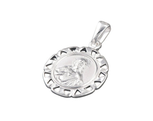 Medalik srebrny Serce Jezusa SM094