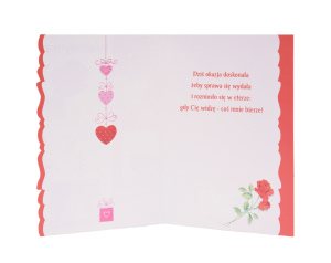 Kartka na Walentynki Róże