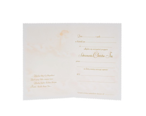 Zaproszenie na Chrzest Kolorowe