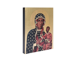 IIkona Złocona Czarna Madonna