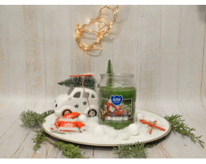 Świeca Zapachowa Duża w Szkle Zimowe Drzewko