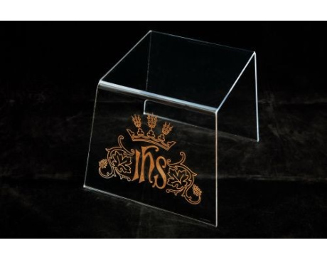 Podstawa pod monstrancję mała IHS z koroną