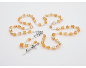 Różaniec Kryształkowy Miodowy
