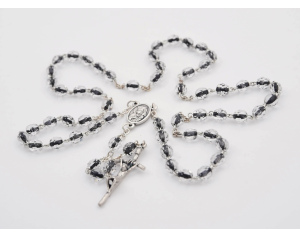 Różaniec Kryształkowy Nitka Czarna