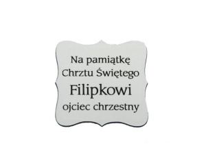 Ryngraf Srebrny Aniołek wzór 2