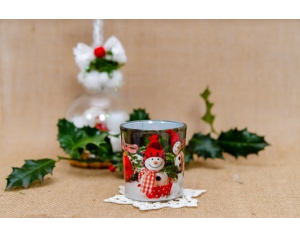 Świeca zapachowa w szkle Wesołych Świąt