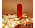 Świeca walec czerwona 25 cm