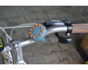 Różaniec rowerowy antracyt-pomarańczowy