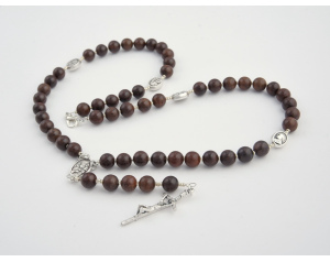 Różaniec Na Szyję Drewniany