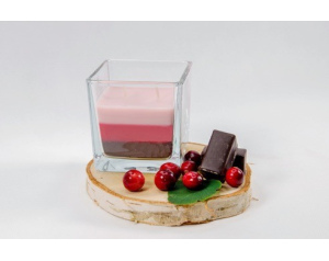 Świeca zapachowa Czekolada-Wiśnia