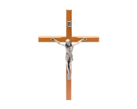 Krzyż Drewniany 22 cm Średni Brąz