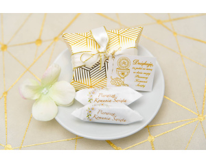 Podziękowanie - Pierwsza Komunia Święta - Krówki w pudełku