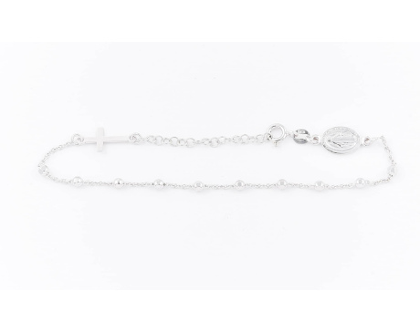 Różaniec Bransoletka Szlifowany Koralik