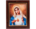 Obraz Serce Maryi w Ramie z Paskiem
