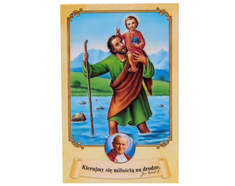 Obrazki ze Świętym Krzysztofem