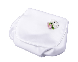 Torebka Komunijna dla Dziewczynki Białe Kwiaty