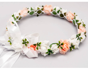 Wianek Komunijny Różyczki