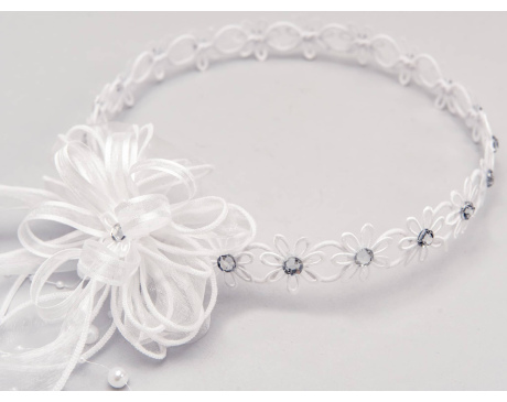 Wianek Komunijny Białe Stokrotki