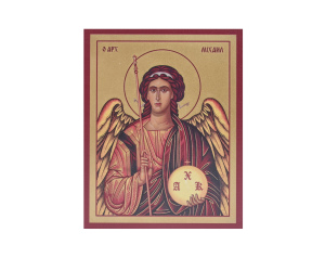 Obrazek z Ikoną Michała Archanioła 15x19