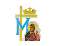 Emblemat na Boże Ciało Maryjny (Komplet 5 szt.) – Symbol Eucharystyczny, Dekoracja na procesję