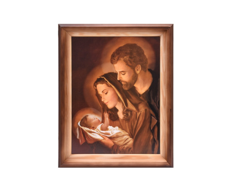 Obraz w Ramie Święta Rodzina Nowa 50x70 cm