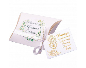 Podziękowanie - Pierwsza Komunia Święta - Krówki w Białym Pudełku