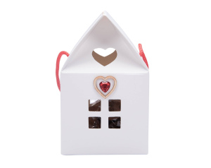 Prezentowy domek z czekoladkami