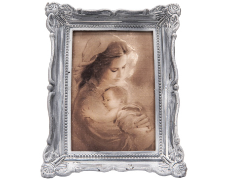 Obrazek w Ramce Matka Boska z Dzieciątkiem 3D