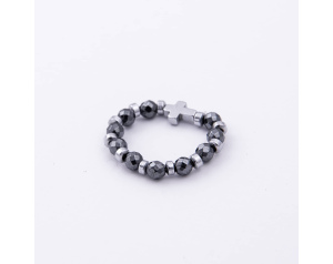Różaniec 10 Kulka Hematyt Na Palec