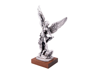 Figurka św. Michał Archanioł metalowy