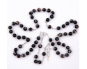 Różaniec Srebrny Cesarski Czarny