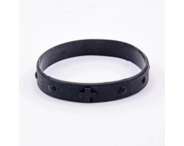 Różaniec Na rękę - Opaska Na Rękę - Czarna