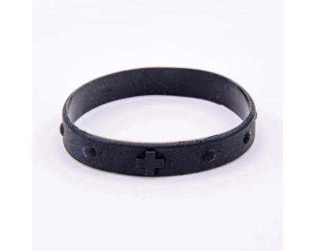 Różaniec Na rękę - Opaska Na Rękę - Czarna