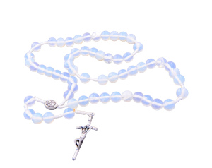 Różaniec z Kamieni Sznurek Opal