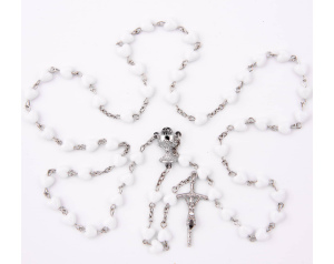 Różaniec Komunijny Serca Białe