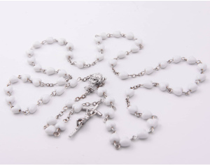 Różaniec Komunijny Serca Białe