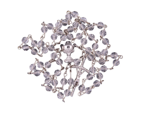 Różaniec Komunia Kryształ Przezroczysty