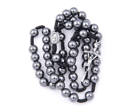 Różaniec Wiązany Hematyt Papieski