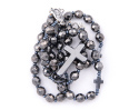 Różaniec Maryjny Na Szyję Rozpinany Hematyt