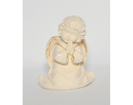 Figurka Aniołek Gipsowy Ecru