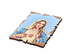 Magnes Serce Maryi Sklejka