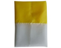 Flaga materiałowa żółto-biała