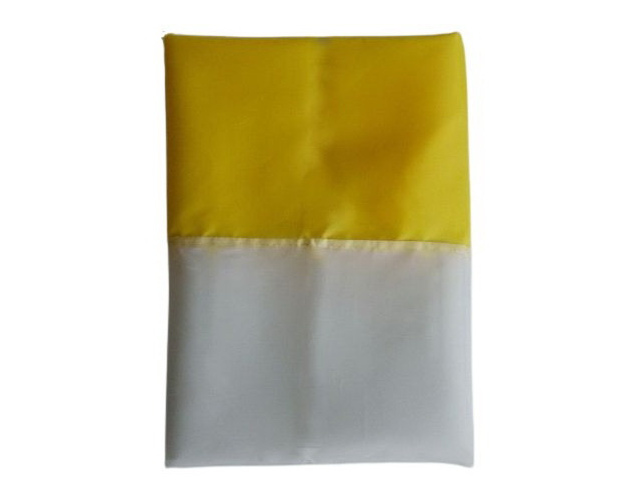 Flaga materiałowa żółto-biała