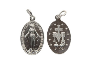 Medalik Matka Boska Niepokalana aluminiowy 2cm