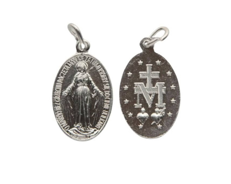 Medalik Matka Boska Niepokalana aluminiowy 2cm