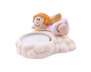 Świeczka Aniołek Tealight Fioletowy