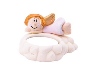 Świeczka Aniołek Tealight Fioletowy