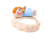Świeczka Aniołek Tealight Niebieski