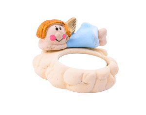 Świeczka Aniołek Tealight Niebieski